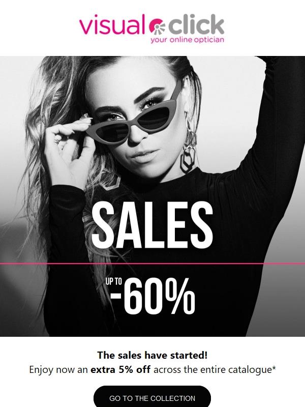 We’re getting started! Sales at Visual-Click: now is the time to get new glasses
