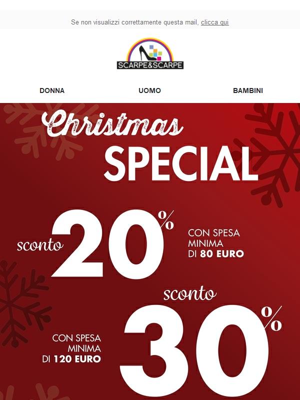-20% e -30% sui tuoi acquisti 🎅 XMAS SPECIAL!!