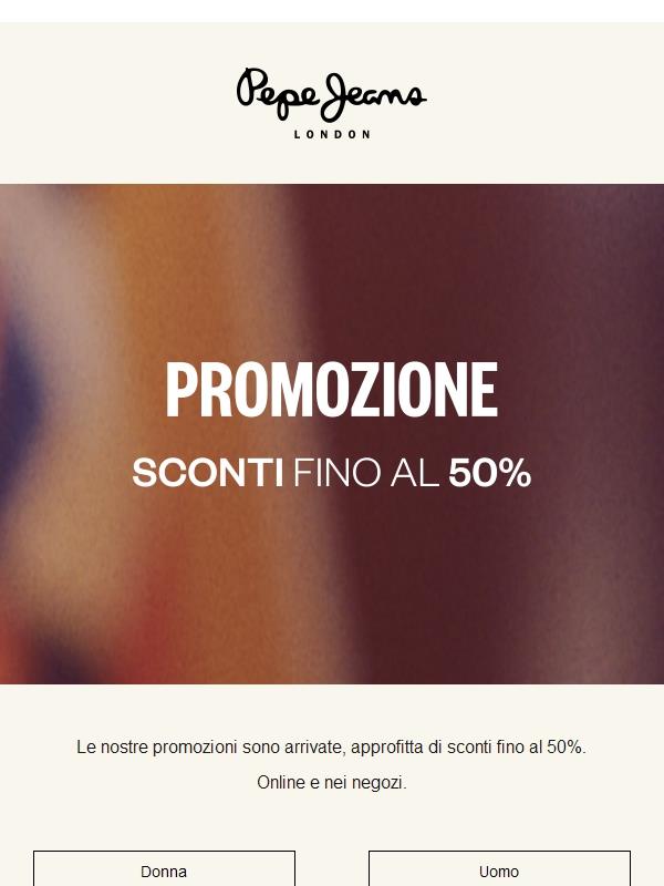 PROMOZIONI I Sconti fino al 50%