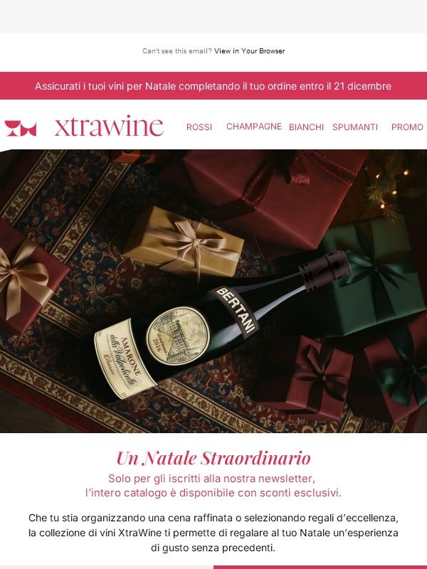 I vini per le feste li porta XtraWine