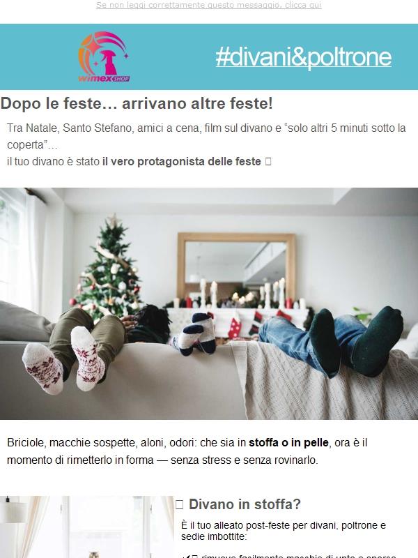 🛋️ Dopo le feste, il tuo divano chiede aiuto (e noi sappiamo come)