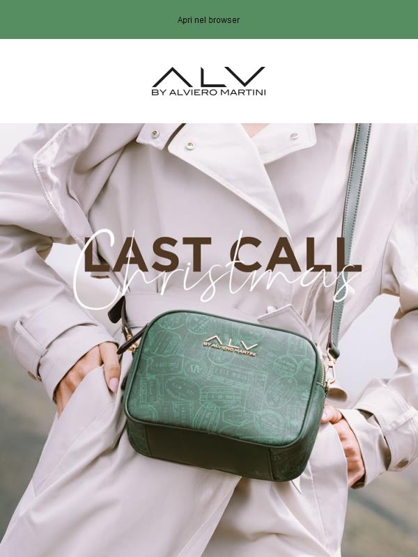 Last Call Christmas 🎄 Ultimi giorni di sconti ALV