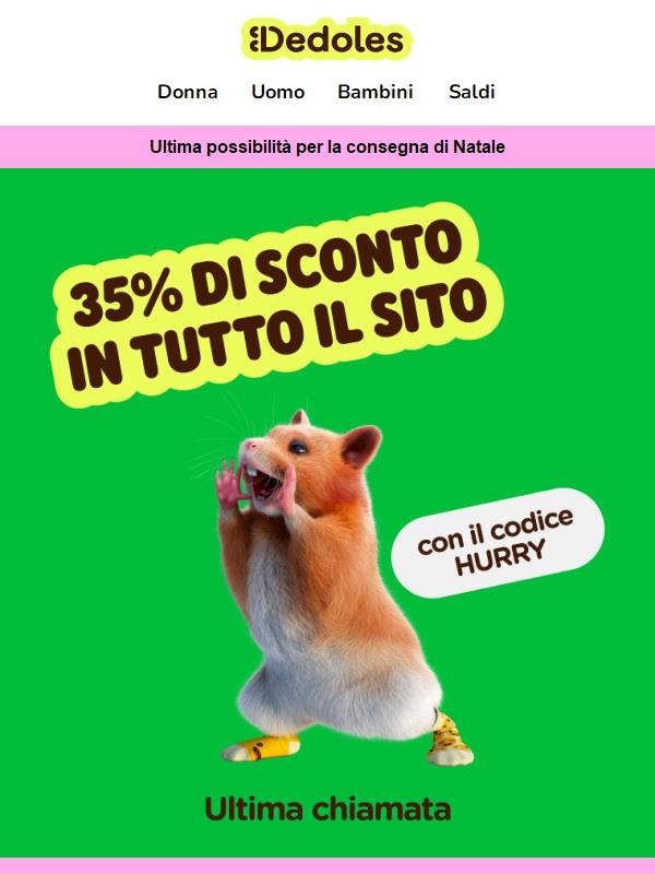 Ultima possibilità per la consegna di Natale 🎄🚚