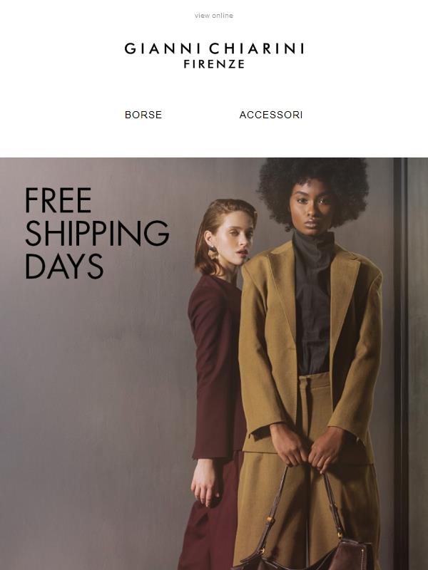 Ultimi giorni per usufruire della spedizione gratuita