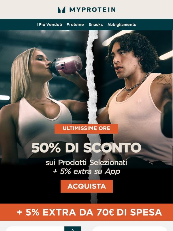 L'hai (quasi) Perso 😱 -50% sui Selezionati
