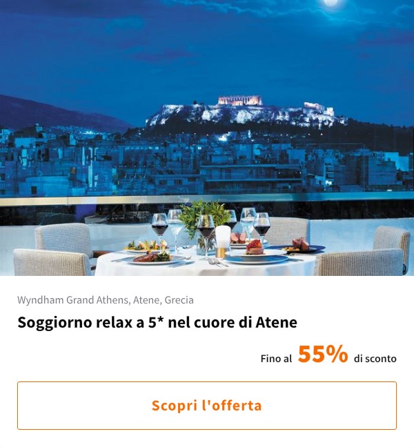 Soggiorno relax a 5* nel cuore di Atene