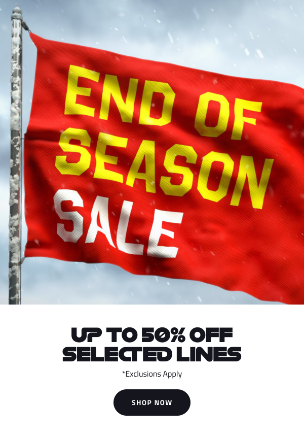 Up to 70% off selected lines!