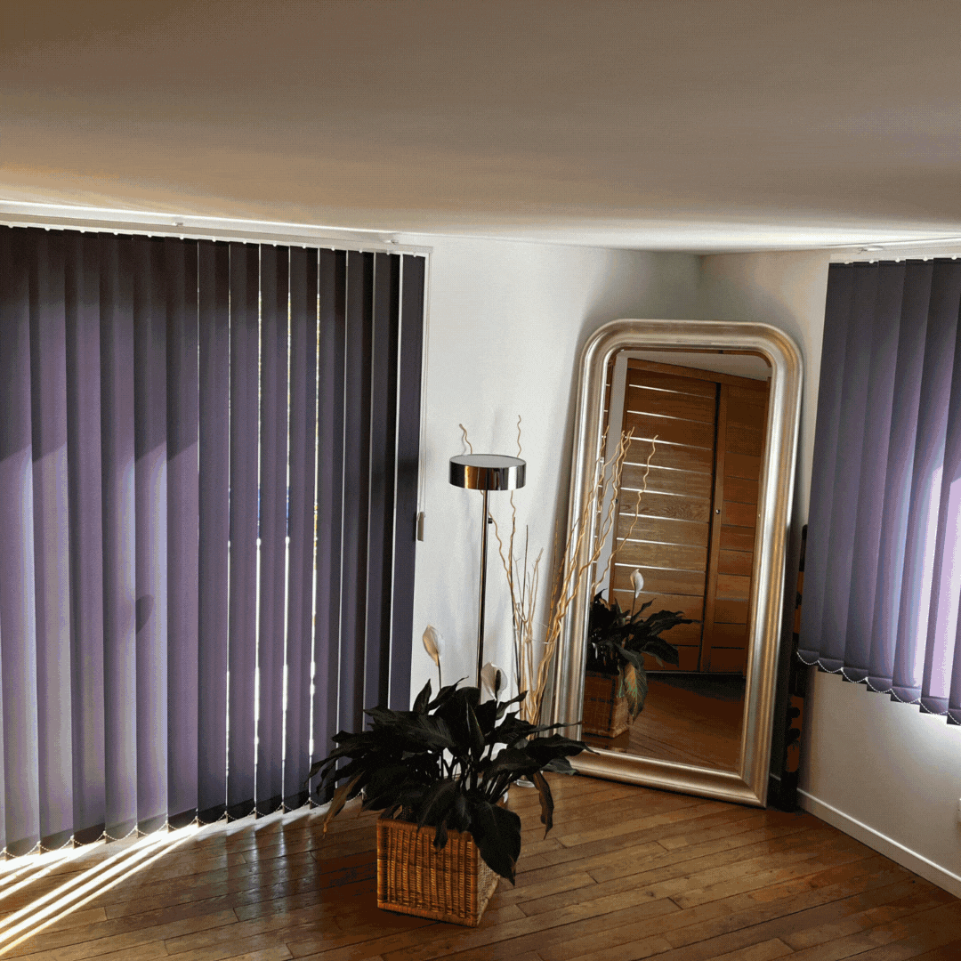 Tende a banda verticale foto dei clienti