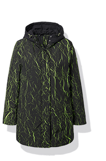 Giacca funzionale e impermeabile HYPRAR con cerniera a cursore doppio