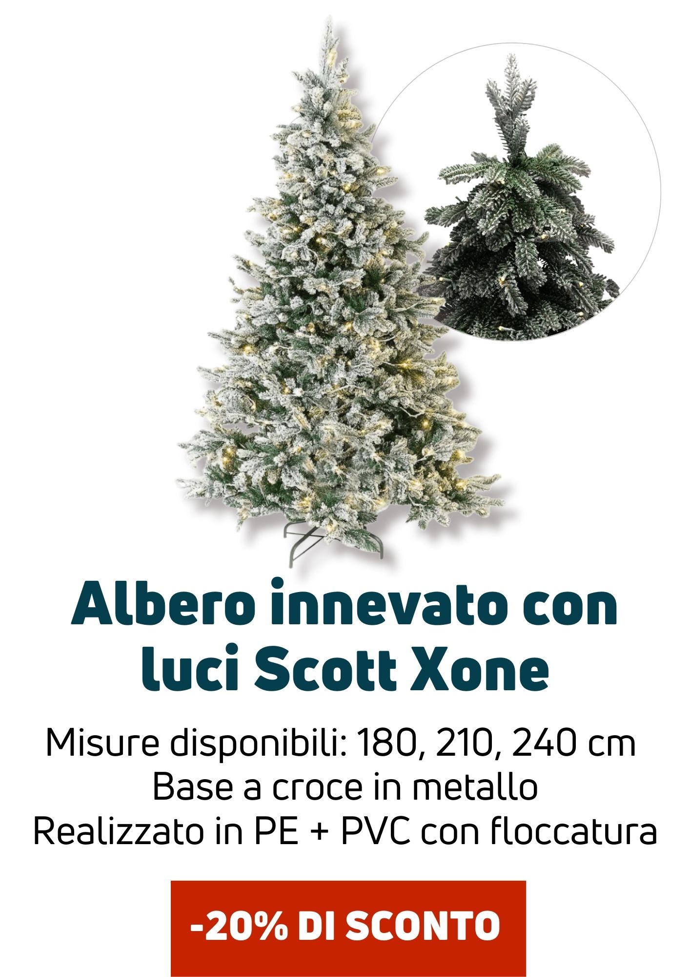 Albero di Natale Scott Xone | Perrone Shop