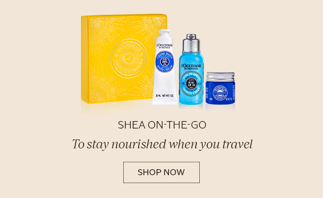 SHEA ON-THE-GO | TO STAY NOURISHED WHEN YOU TRAVEL | SHOP NOW