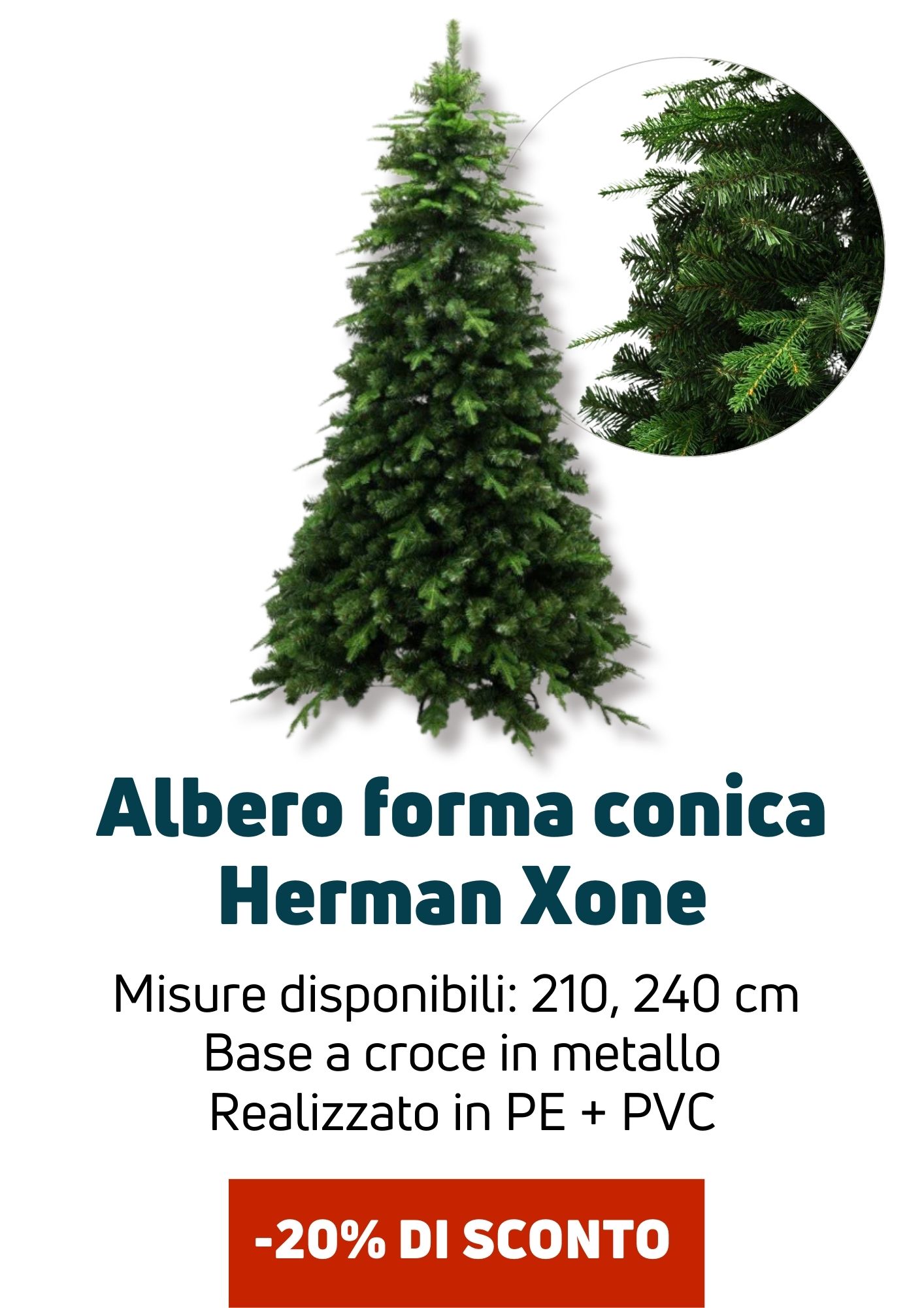 Albero di Natale Herman Xone | Perrone Shop