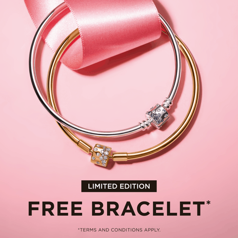 Unlock a free bracelet – with $145+.