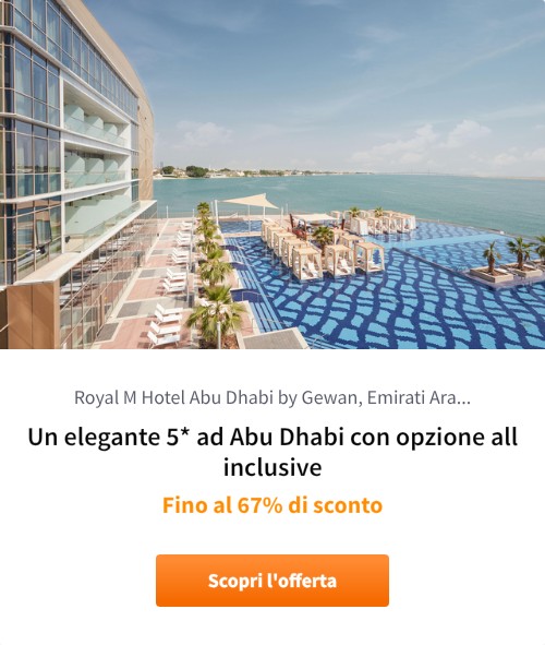 Un elegante 5* ad Abu Dhabi con opzione all inclusive