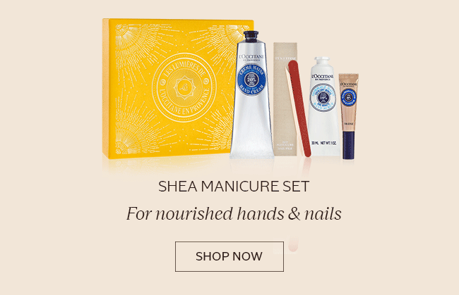 SHEA MANICURE SET | FOR NOURISHED HANDS & NAILS | SHOP NOW