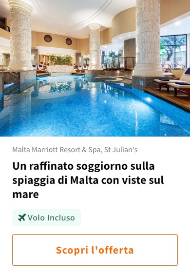 Un raffinato soggiorno sulla spiaggia di Malta con viste sul mare