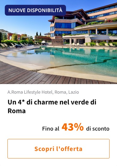 Un 4* di charme nel verde di Roma