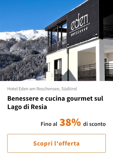 Benessere e cucina gourmet sul Lago di Resia
