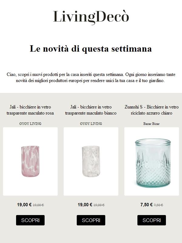 Scopri le novità di questa settimana