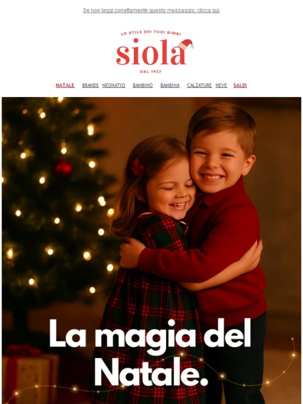 🎅🎁 Manca poco a Natale! Acquista online e ritira in boutique 🎅🎁