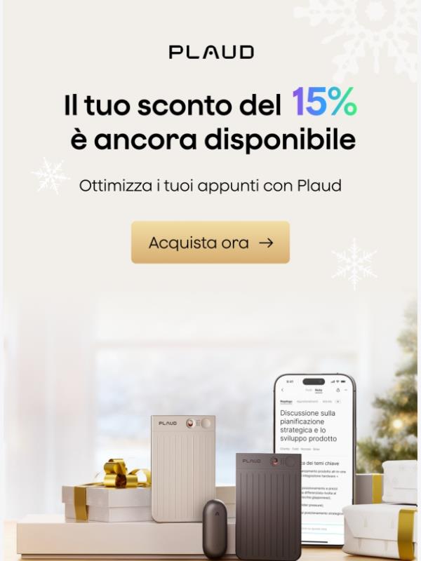 Il tuo sconto di Natale scade tra 48 ore