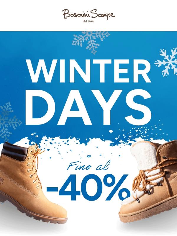 Winter Sale: fino al -40%!