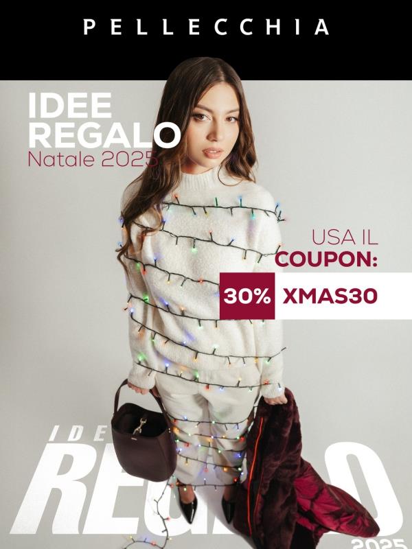 Il tuo regalo ti sta aspettando! 🤔 Utilizza il coupon per avere il -30% su tutto
