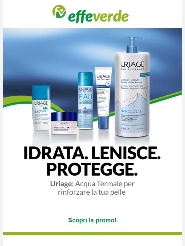 Idrata, lenisce e protegge: Uriage! 💧