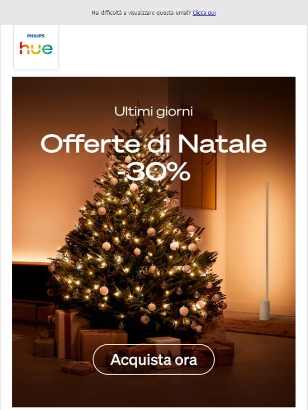 ⏰ Ultimi giorni: -30% 🎄