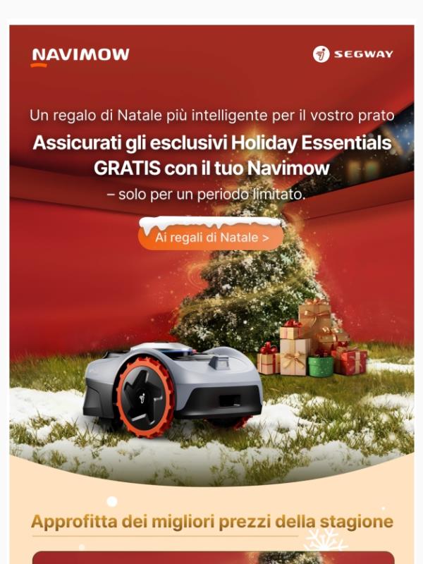 Un regalo di Natale più intelligente per il vostro prato