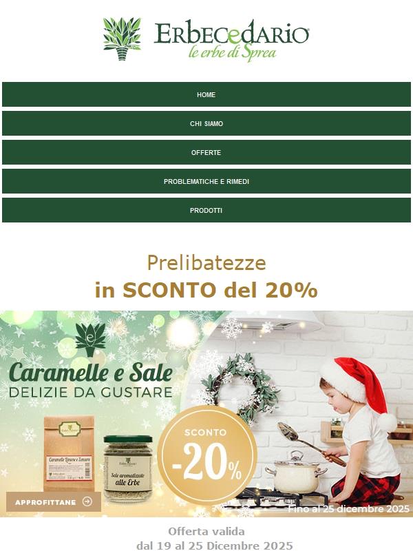 🎁 Questo Natale regala benessere e gusto (e tu risparmi il 20%)