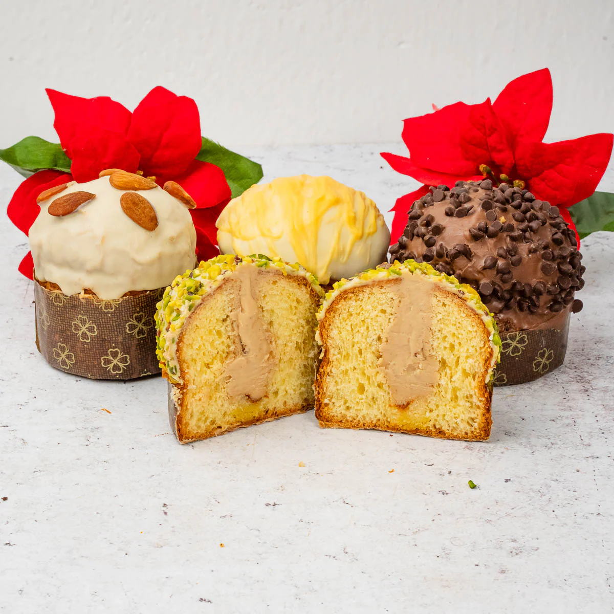 Image of Panettoncino artigianale farcito Tre Meraviglie 150g