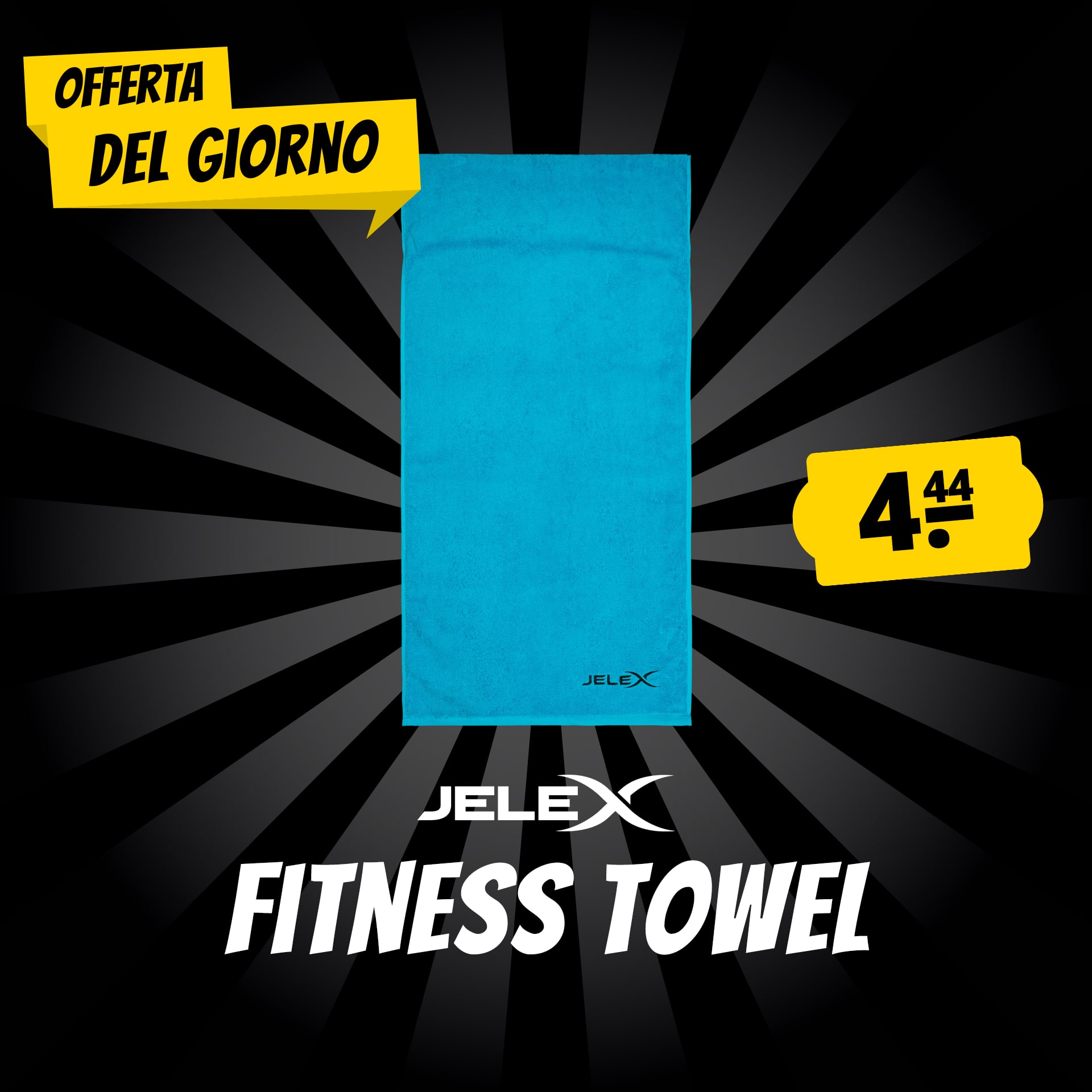 jelex 100fit ascuigamani da palestra con tasca