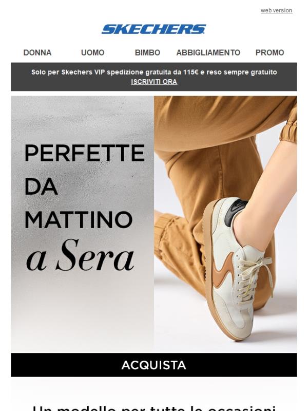 Sneaker di tendenza, da mattino a sera!