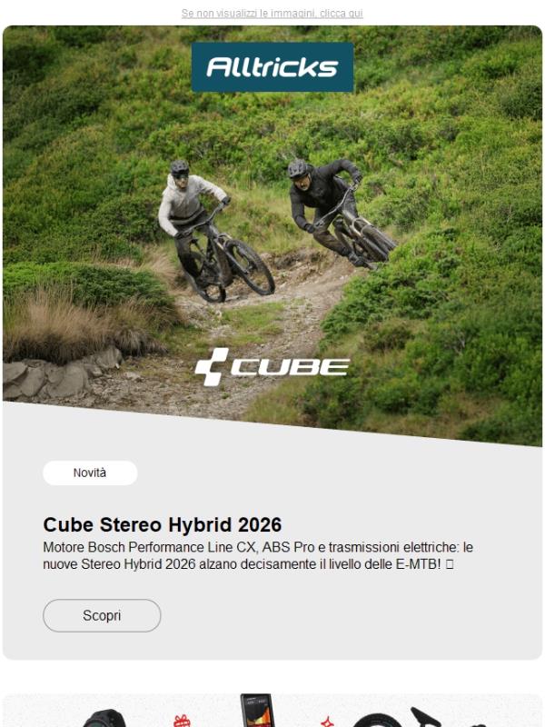 Nuova Cube Stereo Hybrid 2026🚲