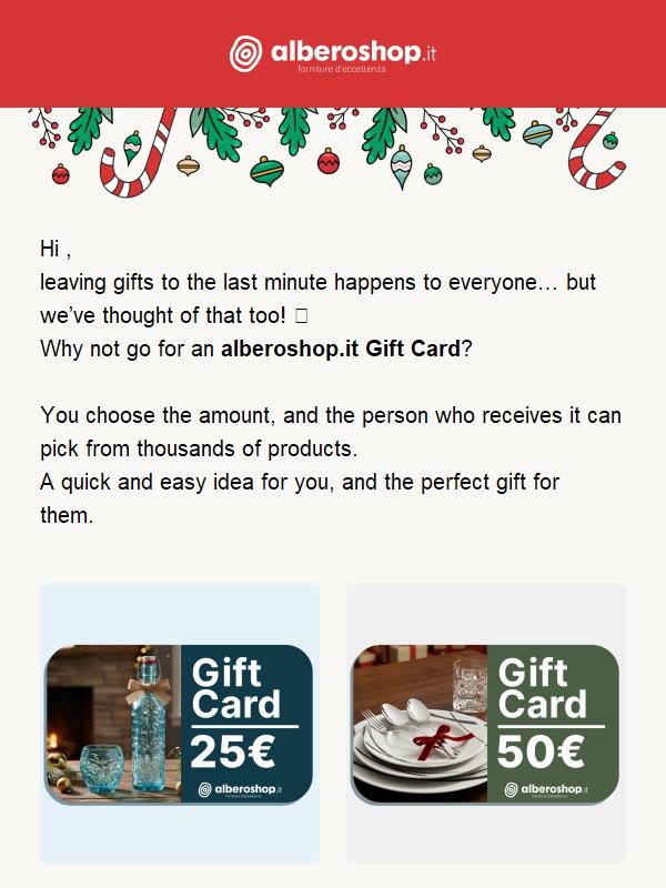 Are you running late with your gifts?