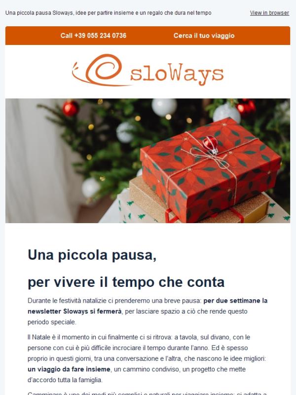 Natale è tempo di rallentare (e pensare al prossimo viaggio)