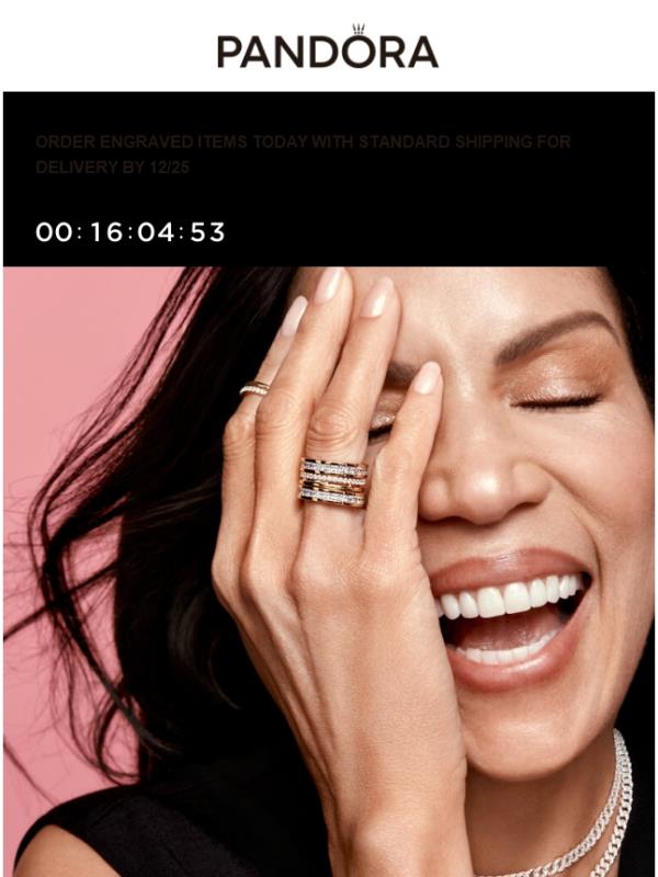 Last day to get engraved gifts delivered by 12/25! The holiday countdown is on! 🎁