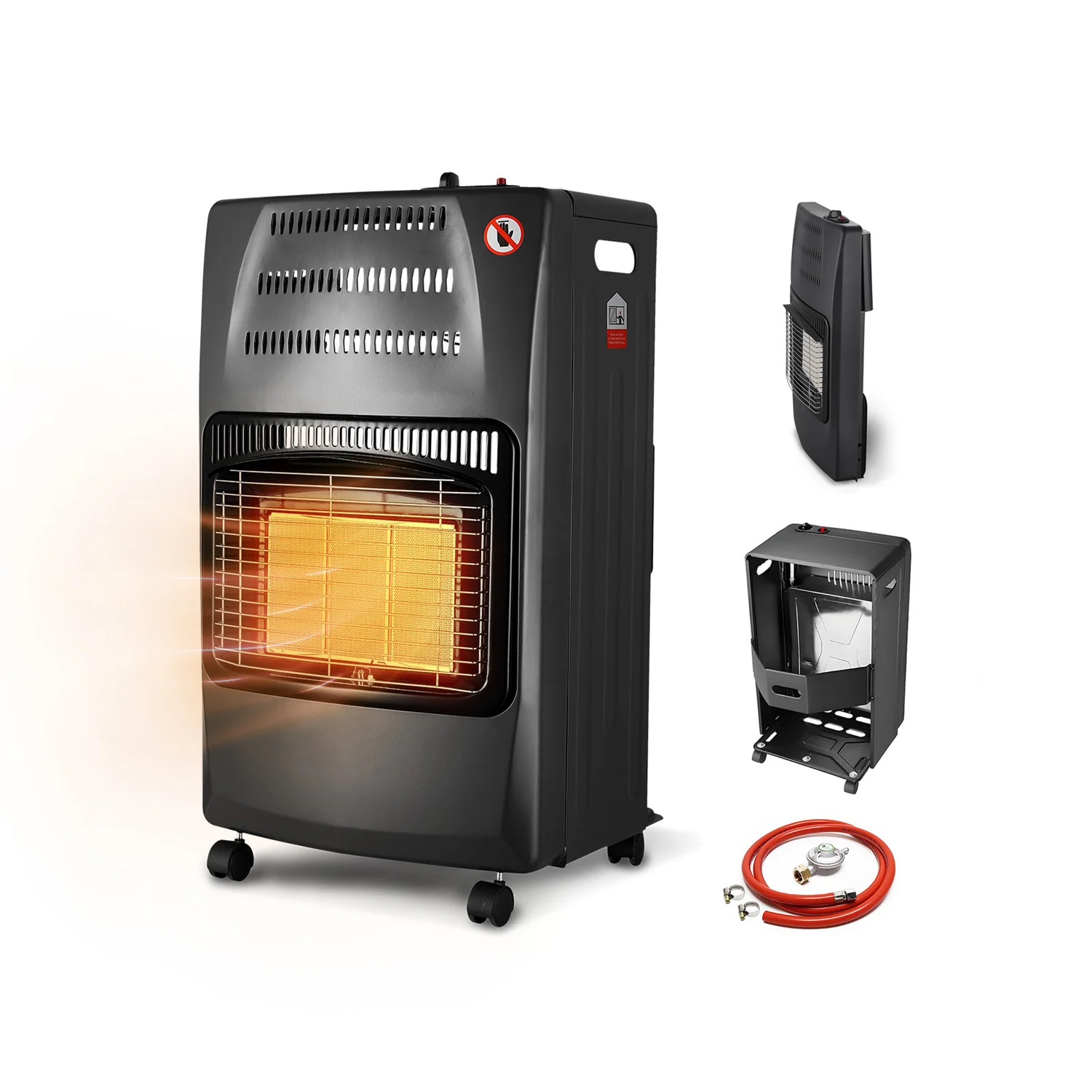 Image of Buddy Stufa a Gas Pieghevole – Potenza 4,2kW con 3 Livelli di Riscaldamento