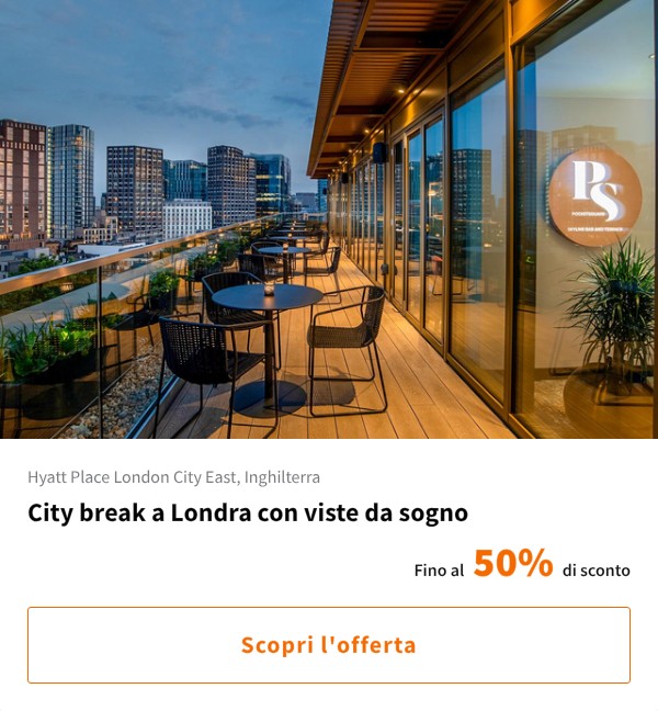 City break a Londra con viste da sogno