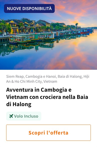 Avventura in Cambogia e Vietnam con crociera nella Baia di Halong
