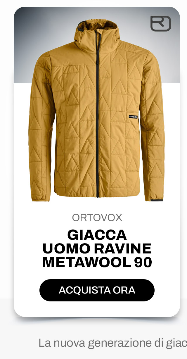 Giacca uomo Ravine Metawool 90