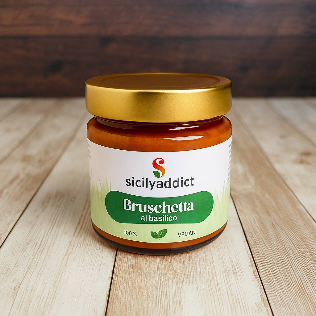 Image of Bruschetta con pomodoro e basilico 190g