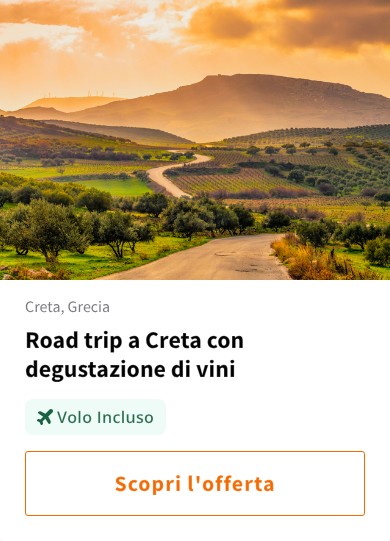 Road trip a Creta con degustazione di vini
