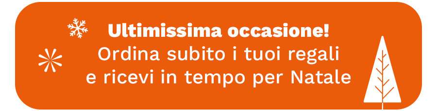 Ultima occasione per creare regali e riceverli in tempo per Natale