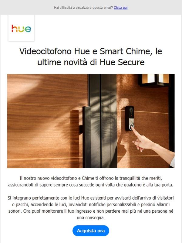 Novità! Videocitofono Hue e Smart Chime 🏠