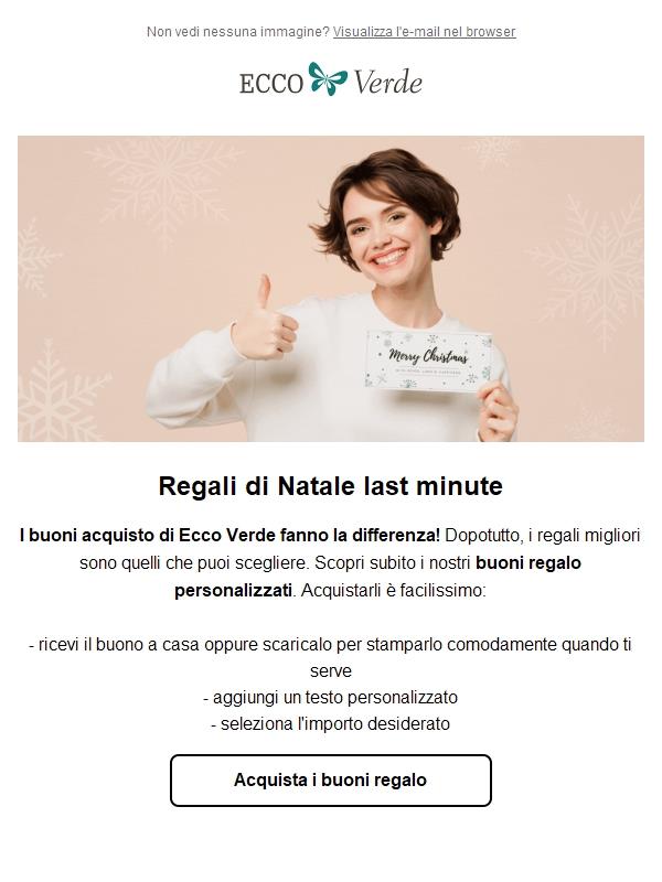 I buoni regalo di Ecco Verde rendono tutto più magico 🥰