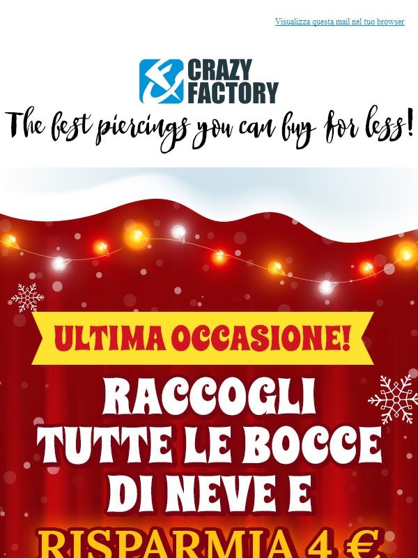 📢 Dernier jour pour ouvrir tes cadeaux Crazy (et économiser 4 €),  !