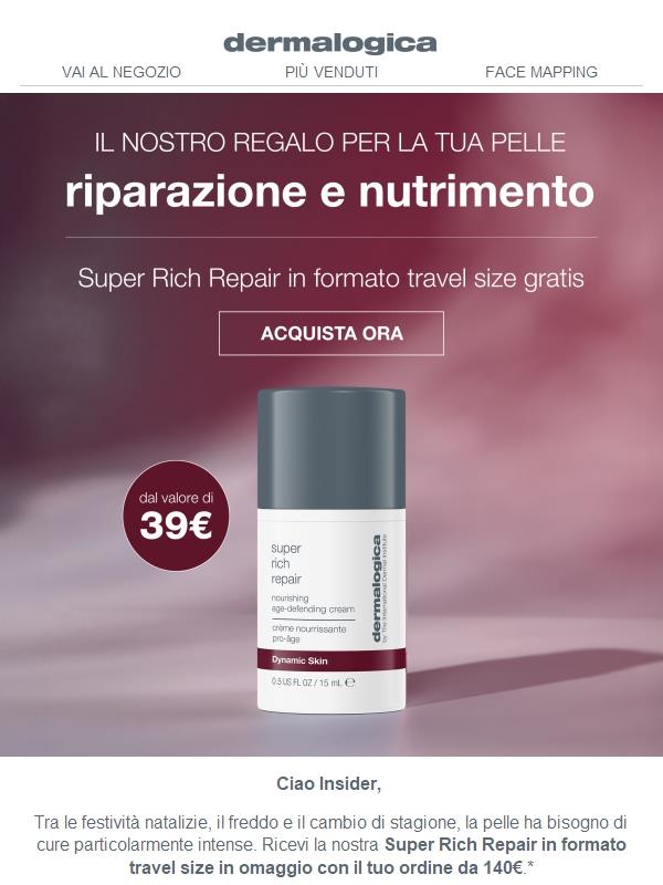 IN REGALO: Super Rich Repair dal valore di 39€