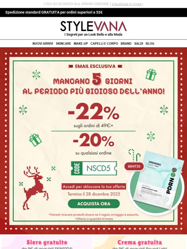 Mancano solo 4 notti! 🎄 Sorpresa inclusa
